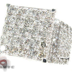 14K White Gold Sparkling Iced Diamond Ring 25769 - Image 4