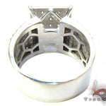 14K White Gold Sparkling Iced Diamond Ring 25769 - Image 6