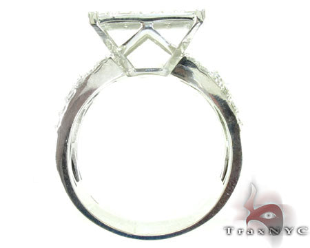 14K White Gold Sparkling Iced Diamond Ring 25769 - Image 7