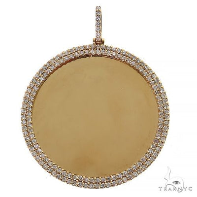 Sparkling Memories 2 Row Diamond Photo Pendant 69624 - Image 1