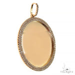 Sparkling Memories 2 Row Diamond Photo Pendant 69624 - Image 2