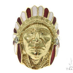 Special Bezel Diamond Indian Ring 45295 - Image 2