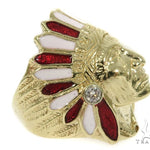 Special Bezel Diamond Indian Ring 45295 - Image 5