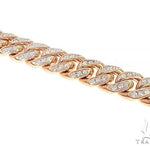 Special Custom Heavy Solid Rose Gold Miami Cuban Link Chain 28 Inches 12mm 65358 - Image 4