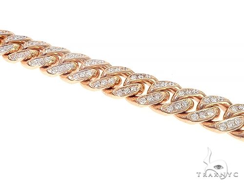 Special Custom Heavy Solid Rose Gold Miami Cuban Link Chain 28 Inches 12mm 65358 - Image 4