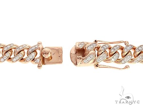 Special Custom Heavy Solid Rose Gold Miami Cuban Link Chain 28 Inches 12mm 65358 - Image 5