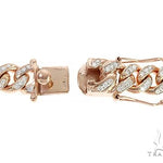 Special Custom Heavy Solid Rose Gold Miami Cuban Link Chain 65256 - Image 5