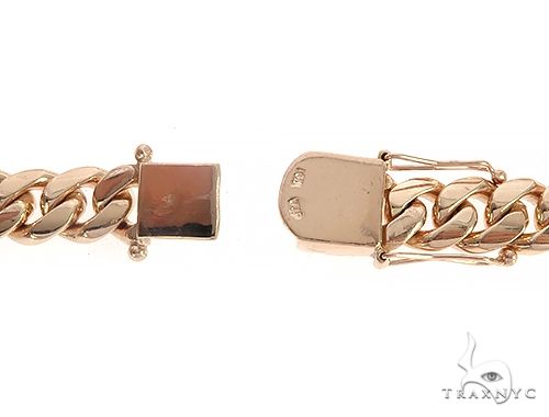 Special Custom Heavy Solid Rose Gold Miami Cuban Link Chain 65256 - Image 6