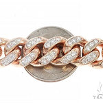 Special Custom Heavy Solid Rose Gold Miami Cuban Link Chain 65256 - Image 7