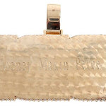 Special Custom Yellow Gold Name Pendant  BIBI Prong Diamonds 65247 - Image 3