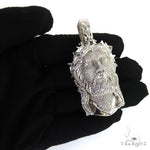 Spikes Crown Jesus Head Diamond Pendant 69404 - Image 6