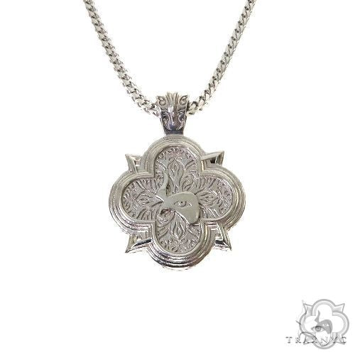 GIVEAWAY OVER Silver Trax Logo Pendant Set  With Franco Chain SOLD OUT  2004 - Image 1