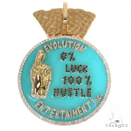 Spinning Photo Pendant With Glow In The Dark Enamel 68024 - Image 1