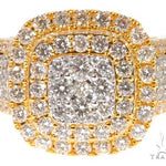 Square Cluster Diamond Ring 64196 - Image 2