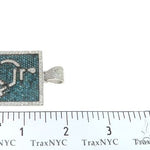 Square Handicap Diamond Pendant 65495 - Image 7