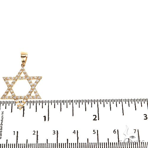 Star of David Diamond Pendant 17152 - Image 5