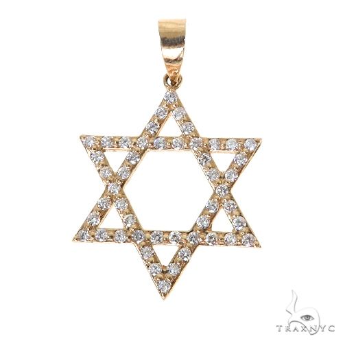 Star of David Diamond Pendant 17152 - Image 1