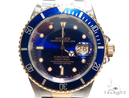 Pre-Owned Rolex Submariner Steel 16803 41809 - Image 1