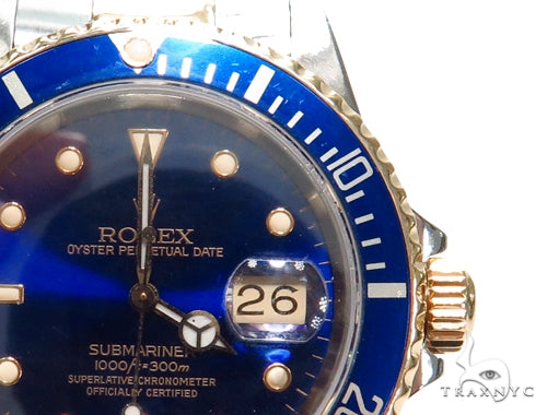 Pre-Owned Rolex Submariner Steel 16803 41809 - Image 4