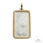 Pamp Suisse 1 ounce Fine Silver 999.0 With 14K Gold Frame 66490 - Image 1