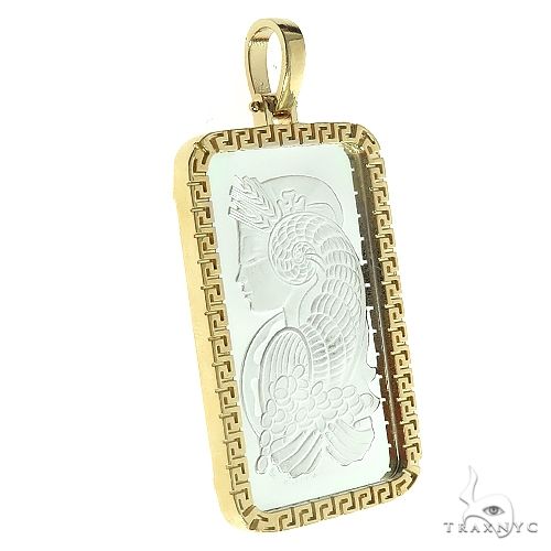 Pamp Suisse 1 ounce Fine Silver 999.0 With 14K Gold Frame 66490 - Image 2