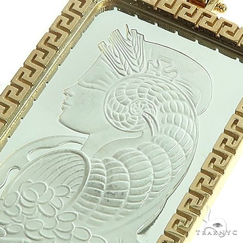 Pamp Suisse 1 ounce Fine Silver 999.0 With 14K Gold Frame 66490 - Image 4