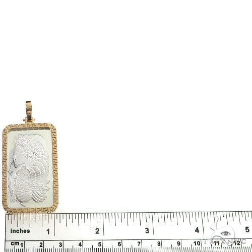 Pamp Suisse 1 ounce Fine Silver 999.0 With 14K Gold Frame 66490 - Image 5