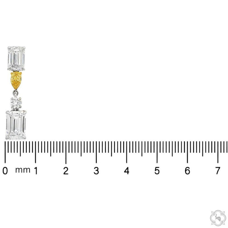 Sunlit Elegance Diamond Drop Earrings 70551 - Image 5