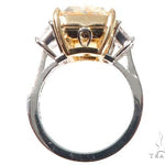 Sunrise Beam Diamond Engagement Ring 64463 - Image 7