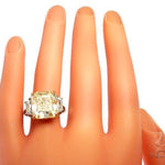 Sunrise Beam Diamond Engagement Ring 64463 - Image 8