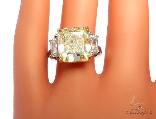 Sunrise Beam Diamond Engagement Ring 64463 - Image 9