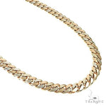 Super Emerald 2 Tone Miami Cuban Link Bracelet 67240 - Image 2