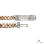 Super Emerald 2 Tone Miami Cuban Link Bracelet 67240 - Image 5