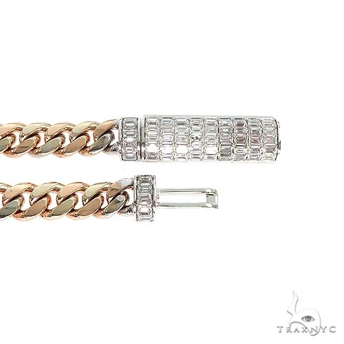 Super Emerald 2 Tone Miami Cuban Link Bracelet 67240 - Image 5