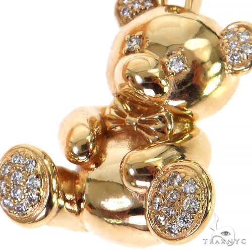 Heavy Trax Teddy Bear Diamond Pendant 68647 - Image 3