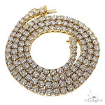 Tennis Chain 24.2 inches 4.4 mm lab diamonds 69844 - Image 3