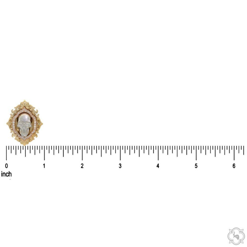 The Baroque Motif Skull Pendant 70686 - Image 6