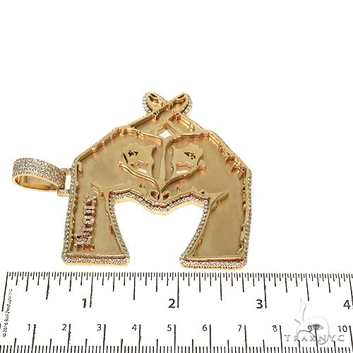 The Bronx Logo Diamond Pendant 67872 - Image 7