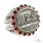 The Last Supper Crimson Ember Sapphire Ring 69584 - Image 2
