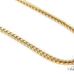Thin Solid Franco Chain 14K Yellow Gold 24 Inches 1.5mm   67431 - Image 1