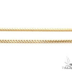 Thin Solid Franco Chain 14K Yellow Gold 24 Inches 1.5mm   67431 - Image 2