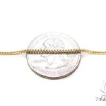 Thin Solid Franco Chain 14K Yellow Gold 24 Inches 1.5mm   67431 - Image 3