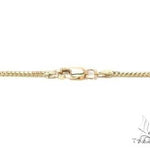 Thin Solid Franco Chain 14K Yellow Gold 24 Inches 1.5mm   67431 - Image 4