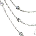 Three Layers Bezel Diamond Necklace 45313 - Image 3