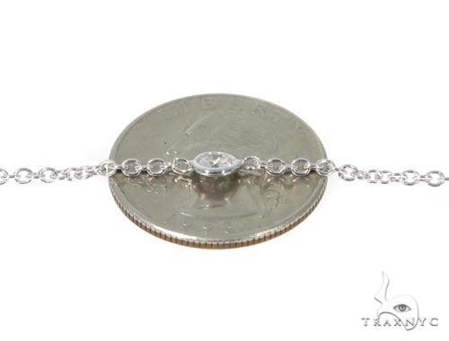 Three Layers Bezel Diamond Necklace 45313 - Image 6