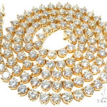 Three Prongs Diamond Chain 22 Inches 5mm   64182 - Image 3