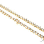 Three Prongs Diamond Chain 32 Inches 5mm   64183 - Image 1