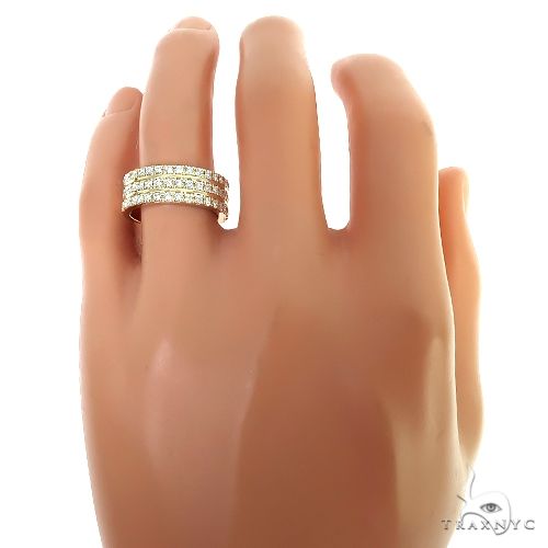 Three Row Wedding Band 66813 - Image 6