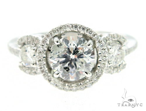 Three Stone Diamond Eangagement Ring 44990 - Image 2
