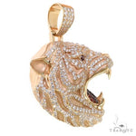 Tiger Head Diamond Pendant 68808 - Image 2